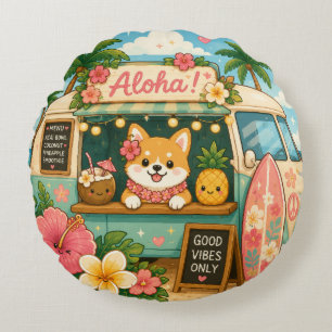 Coussins Ronds Mignon oreiller rond kawaii Hawaï