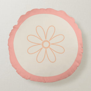 Coussins Ronds Mignonettes minimalistes et rayures modernes