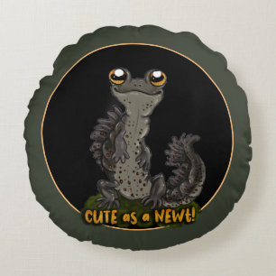 Coussins Ronds Mignonne comme un Newt !