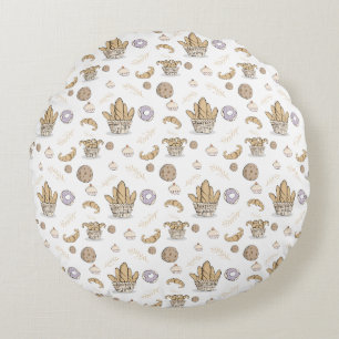 Coussins Ronds Mignons Pâtisseries de Boulangerie Française & Mot