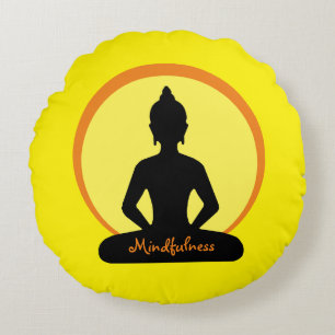 Coussins Ronds Mindfulness & Méditation (Décor Buddha Studio)