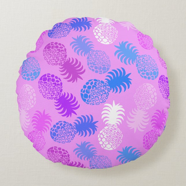 Coussins Ronds Minona Hawaiian Aigle Tropical Reversible (Devant)