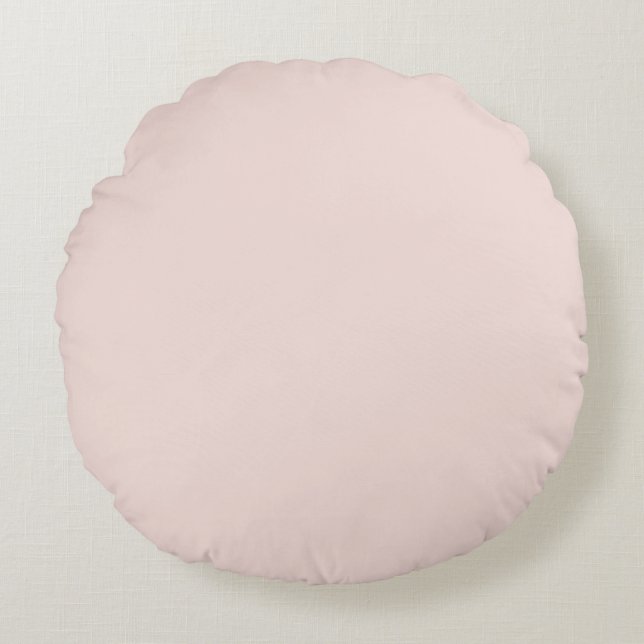Coussins Ronds Minuscule rose vif uni élégant chic (Devant)