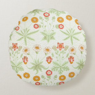 Coussins Ronds Modèle botanique vintage de marguerite de William