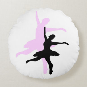 Coussins Ronds Modèle de ballerine d'ombre