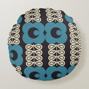 Coussins Ronds Modern abstract geometric background with stylized