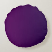 Coussins Ronds Moderne 2 Initiales | Ombre subtile violet profond (Dos)