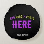 COUSSINS RONDS MODERNE ET MODERNE PERSONNALISABLE NOIR VÉRIFIÉ<br><div class="desc">VOUS POUVEZ CHANGER,  REDIMENSIONNER OU AJOUTER LOGO,  PHOTO,  TEXTE ET COULEURS COMME VOUS LE SOUHAITEZ.MERCI.</div>
