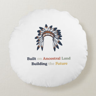 Coussins Ronds Mois du patrimoine autochtone Terre ancestrale
