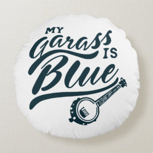 Coussins Ronds Mon banjo est bleu
