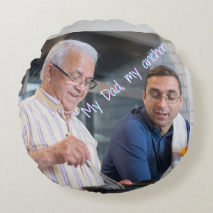 Coussins Ronds Mon père, mon Ancre