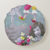 Coussins Ronds Mon petit cœur dans ce baiser 2 (Dos)