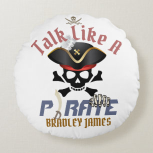 Coussins Ronds Mon trésor   International Talk Like a Pirate day