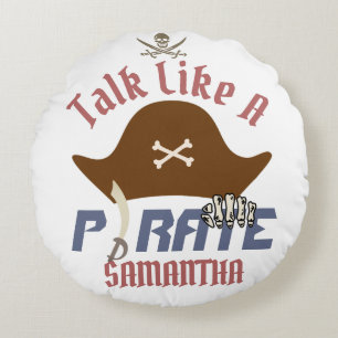 Coussins Ronds Mon trésor   International Talk Like a Pirate day