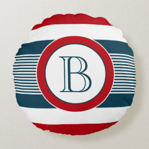 Coussins Ronds Monogram design
