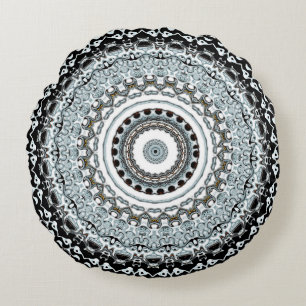 Coussins Ronds Monstres Mandala 2