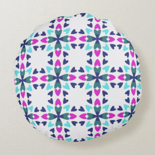 Coussins Ronds Morceau de mon cœur 'Grace,' accent rond