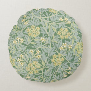 Coussins Ronds Morris Vigne & Jasmin Jardin Fleur Classique