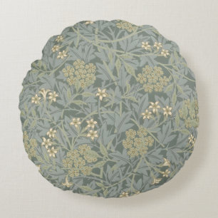 Coussins Ronds Morris Vigne & Jasmin Jardin Fleur Classique