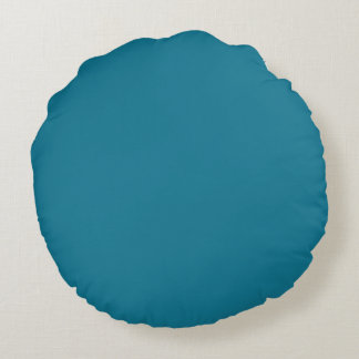 Coussins Ronds Mosaic Blue Solid Color