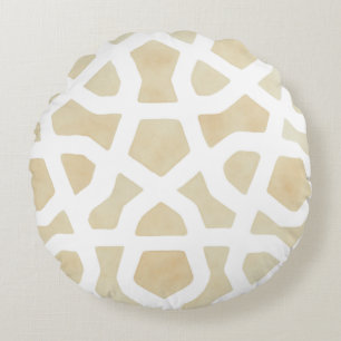 Coussins Ronds Mosaïque de sable doux