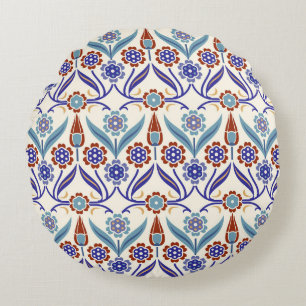 Coussins Ronds Mosaïque turque : Motif coloré sans couture