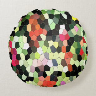 Coussins Ronds Mosaïquement amusant......