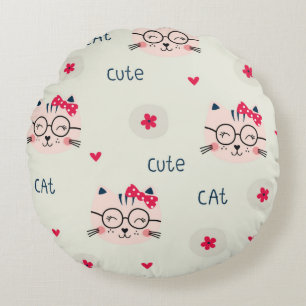 Coussins Ronds Motif