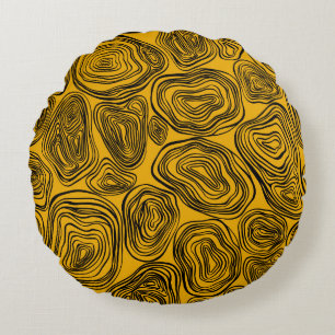 Coussins Ronds motif Abstrait sans soudure. illustration graphiqu
