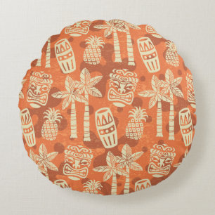 Coussins Ronds Motif Ananas