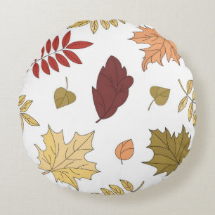 Coussins Ronds Motif automne