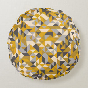 Coussins Ronds Motif avec diamants de couleur aléatoire Génératio