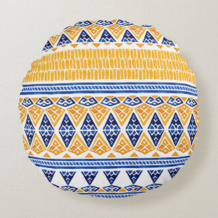 Coussins Ronds Motif bohème sans aquarelle