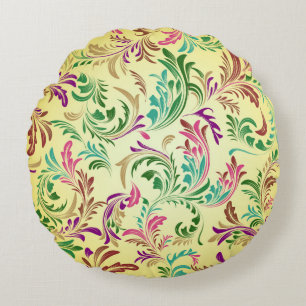 Coussins Ronds Motif Branches Design-78466