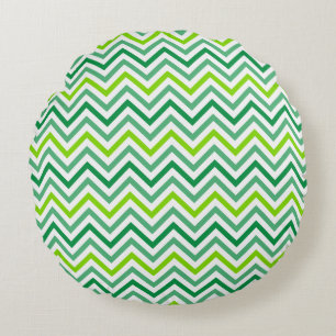 Coussins Ronds Motif chevron zigzag moderne sans couture