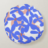 Coussins Ronds Motif de fleurs 2 (Dos)