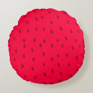 Coussins Ronds Motif de fraises