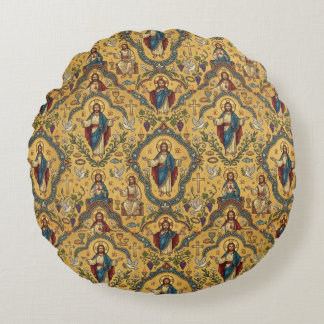 Coussins Ronds Motif de Jésus