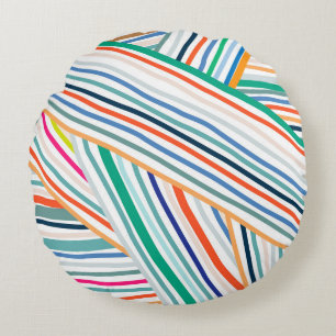 Coussins Ronds Motif de ligne