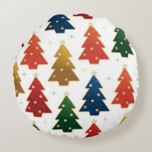 Coussins Ronds Motif de Noël