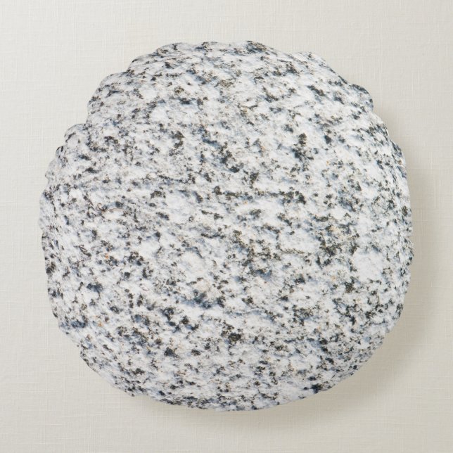 Coussins Ronds Motif de surface en granit (Devant)