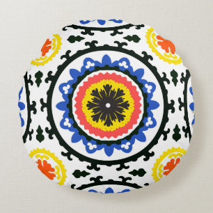 Coussins Ronds Motif de Suzani