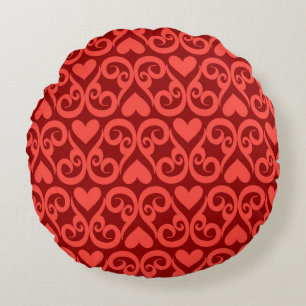 Coussins Ronds Motif de Valentine