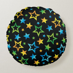 Coussins Ronds Motif d'étoiles