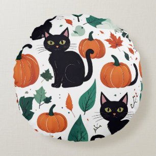 Coussins Ronds Motif d'Halloween