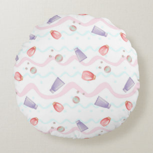 Coussins Ronds Motif Essentiels de Spa & de Soins Personnels Apai