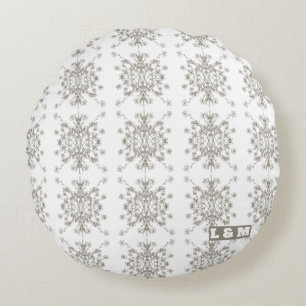 Coussins Ronds Motif floral Dimond