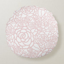 Motif floral rose poussiéreux