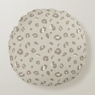 Coussins Ronds Motif léopard
