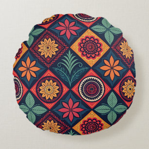 Coussins Ronds Motif magique Fleurs